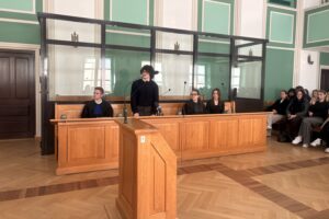 09.03.2026. Kielce. Symulacja rozprawy karnej / Fot. Aleksandra Słowak - Radio Kielce