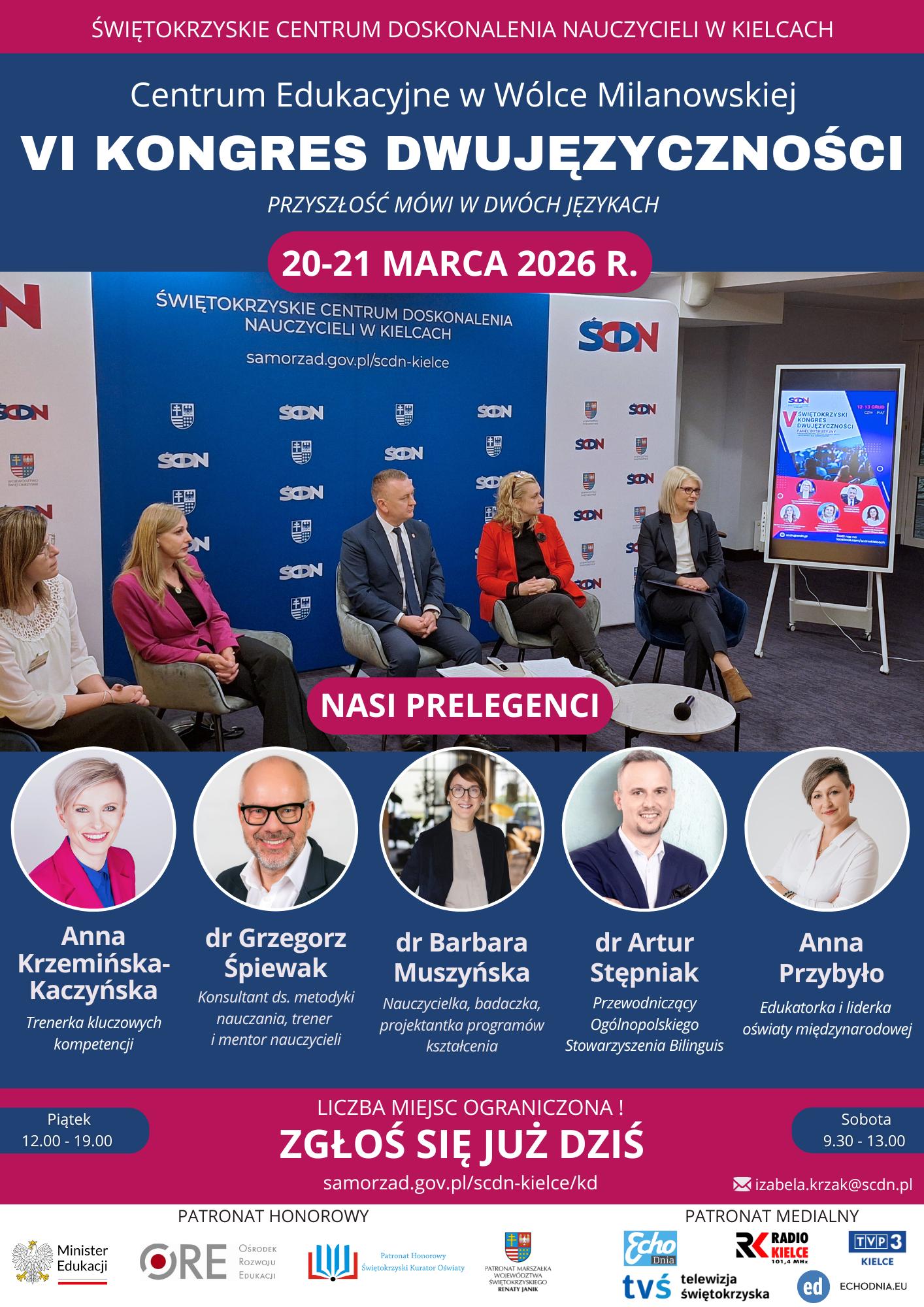 VI Świętokrzyski Kongres Dwujęzyczności 2026 - Radio Kielce