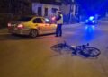 Rowerzysta potrącony przez auto osobowe - Radio Kielce 21.03.2026. Koprzywnica. Potrącenie rowerzysty / Fot. policja