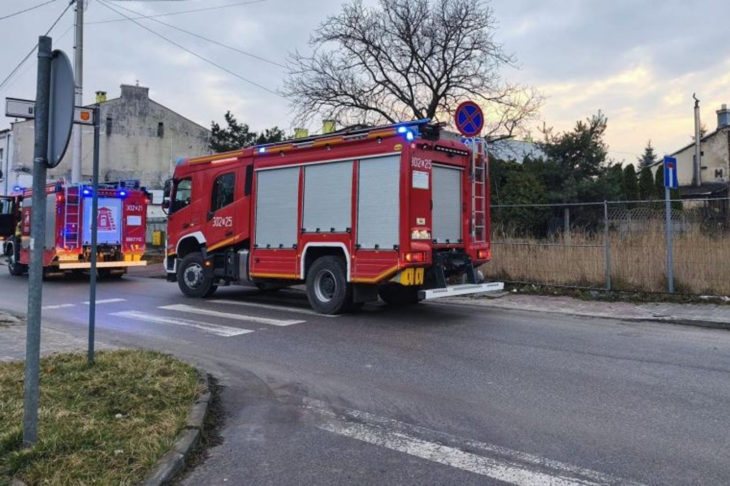 Ogień w domu jednorodzinnym. Spaliła się część wyposażenia