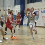 28.03.2026. Kielce. Mecz II ligi koszykarzy AZS UJK Kielce - Zagłębie Sosnowiec / Fot. Maciej Makuła - Radio Kielce