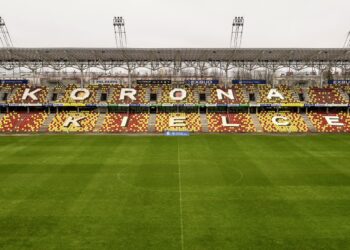 Wizualizacja krzesełek na Exbud Arenie / Źródło: Urząd Miasta Kielce