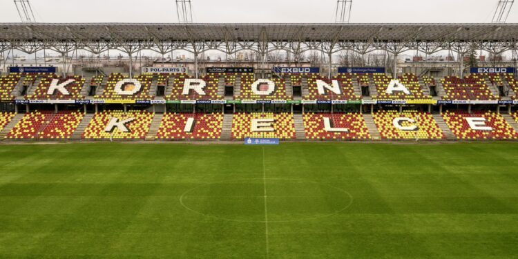 Wizualizacja krzesełek na Exbud Arenie / Źródło: Urząd Miasta Kielce