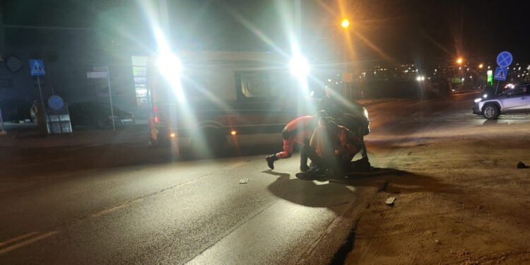 Pijany kierowca potrącił rowerzystę