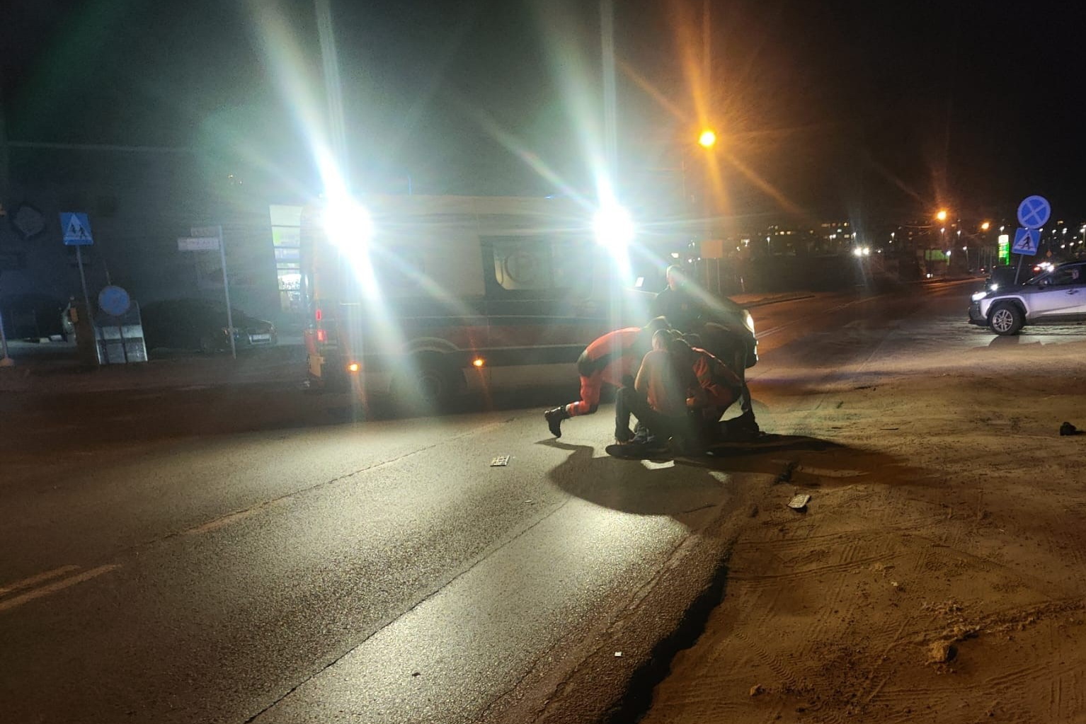 Pijany kierowca potrącił rowerzystę