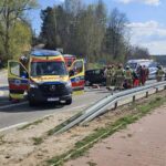 19.04.2026. Tragiczny wypadek na drodze krajowej nr 42 w powiecie starachowickim / Fot. policja