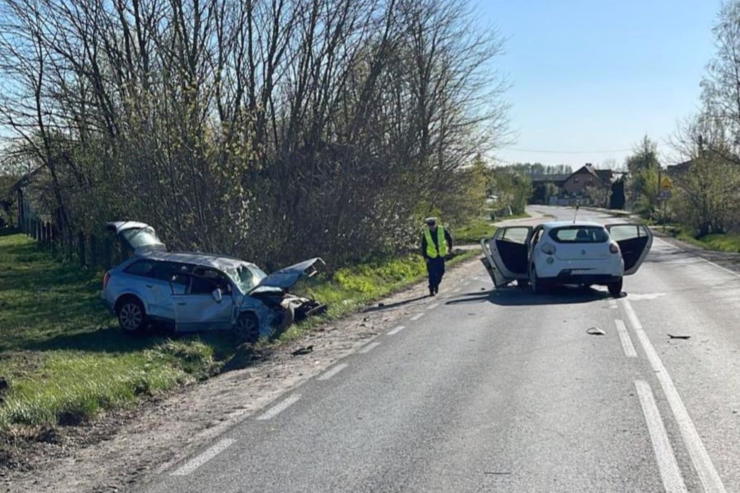 Sześć osób poszkodowanych w wypadku. Wśród rannych dwoje dzieci