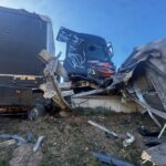 07.04.2026. Tokarnia. Wypadek / źródło: KMP Kielce