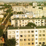 Kielce. Ulica Zagórska. Lata 1970-1972. Widok z bloku przy ulicy Zagórskiej 55 w kierunku zachodnim / źródło: fotopolska.eu