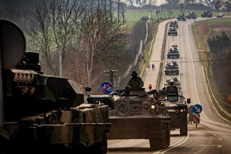 Kolumny wojska przejadą przez Polskę