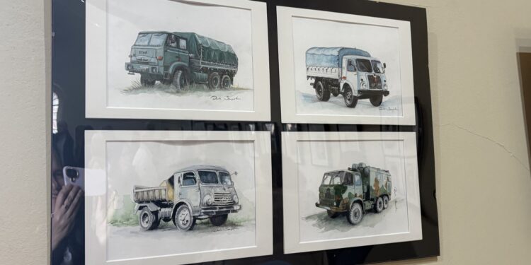 Akwarele Doroty Sarzyńskiej otwierają starachowicki sezon wystawienniczy - Radio Kielce Starachowice, Wernisaż wystawy prac Doroty Sarzyńskiej / Fot. Anna Głąb - Radio Kielce