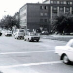 Kielce. Ulica Zagórska. Lata 1980-1989. Skrzyżowanie ulic Zagórskiej i Źródłowej / źródło: facebook.com/KielceNaPrzestrzeniLat