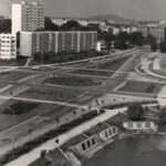 Kielce. Ulica Seminaryjska. Lata 1983-1986. Skrzyżowanie ulic Seminaryjskiej i Źródłowej / źródło: facebook.com/KielceNaPrzestrzeniLat