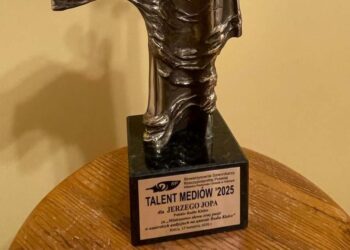 Talent Mediów . Nagroda dla Jerzego Jopa / Źródło: Radio Kielce