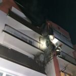 30.04.2026. Kielce. Osiedle Barwinek. Pożar bloku / Fot. Straż Pożarna