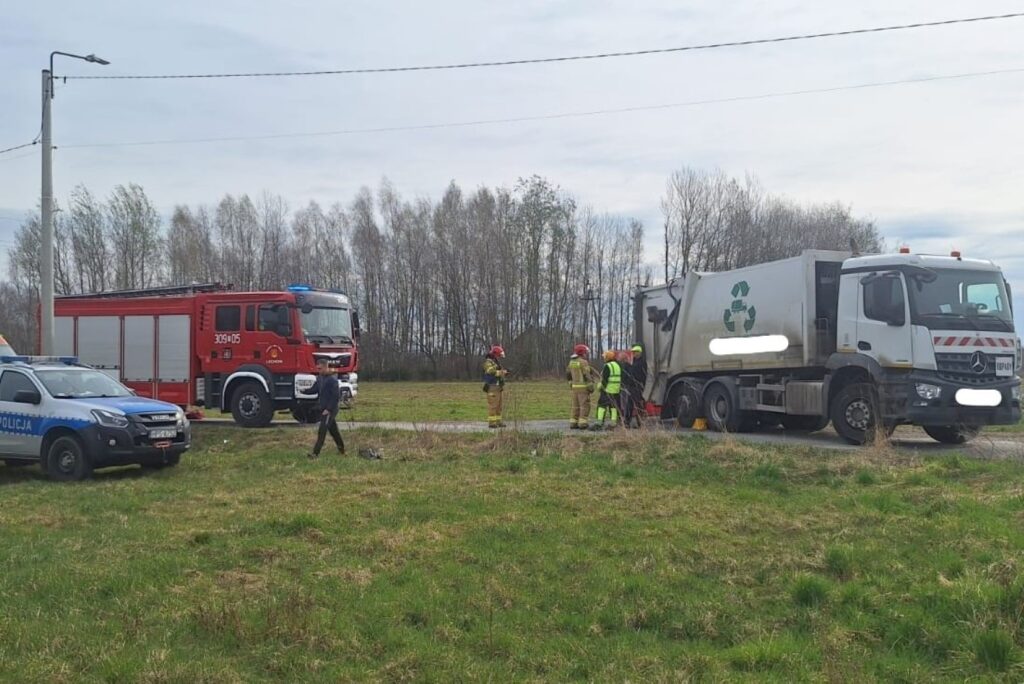 14.04.2026. Lechów. Wypadek / źródło: policja
