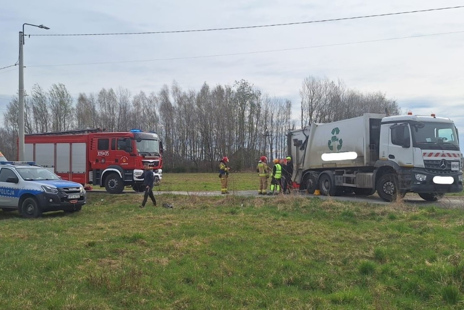 Tragiczny wypadek. Śmieciarka potrąciła jednego z pracowników