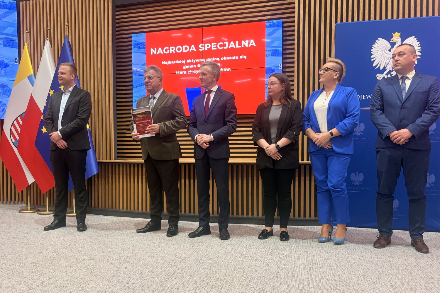 14.04.2026. Kielce. Świętokrzyski Urząd Wojewódzki w Kielcach. Podsumowanie konkursu „Fundusz Sołecki – Najlepsza Inicjatywa” / Fot. Aleksandra Słowak - Radio Kielce