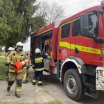 11.04.2026. Złota. Cwiczenia ewakuacji mieszkańców na wypadek zagrożeń kryzysowych / Fot. Grażyna Szlęzak-Wójcik - Radio Kielce