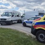 23.04.2026. Żelisławiczki. Wypadek / Źródło: KP PSP Włoszczowa