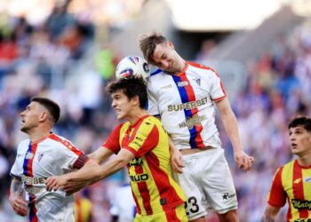 18.04.2026. Zabrze. Mecz 29. kolejki PKO BP Ekstraklasy: Górnik Zabrze - korona Kielce / Fot. PAP/Jarek Praszkiewicz