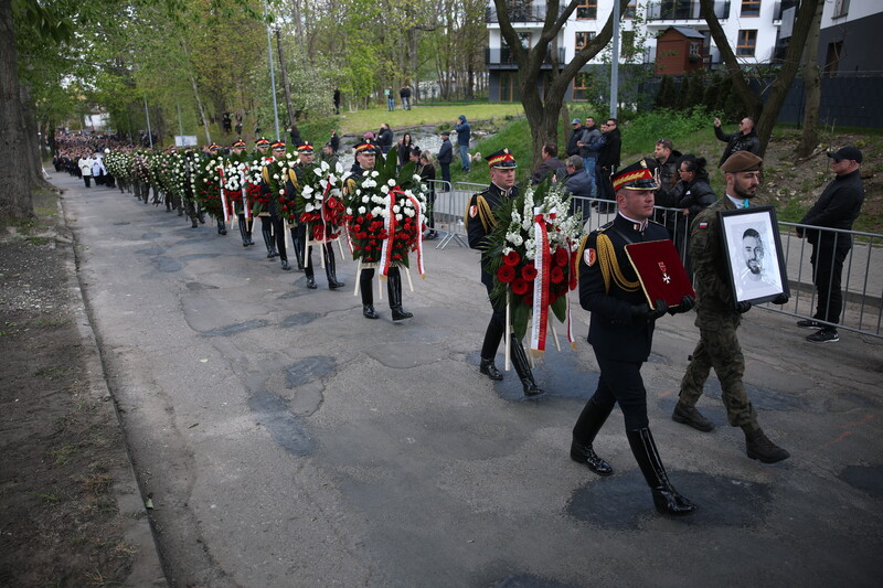 29.04.2026. Sosnowiec. Pogrzeb posła Łukasza Litewki. / Fot. Łukasz Gągulski - PAP