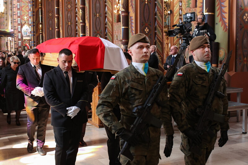 Zakończyły się uroczystości pożegnania Łukasza Litewki