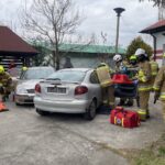 11.04.2026. Złota. Cwiczenia ewakuacji mieszkańców na wypadek zagrożeń kryzysowych / Fot. Grażyna Szlęzak-Wójcik - Radio Kielce