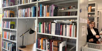 Ostrowiec Świętokrzyski. Odnowiona biblioteka Akademii Nauk Stosowanych / Fot. Anna Głąb - Radio Kielce