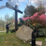 27.04.2026. Kielce. Cmentarz Partyzancki. Upamiętnienie majora Henryka Dobrzańskiego „Hubala” / Fot. Aleksandra Słowak - Radio Kielce