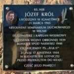 Wąchock. Poświęcenie tablicy upamiętniającej księdza majora Józefa Króla / Fot. Anna Głąb - Radio Kielce