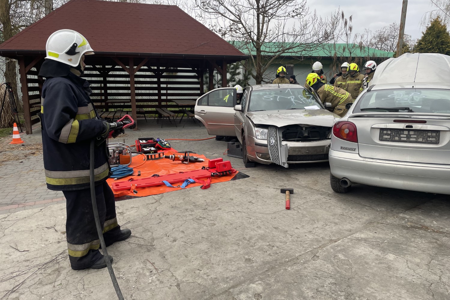 W gminie Samborzec ćwiczono ewakuację mieszkańców na wypadek zagrożeń kryzysowych