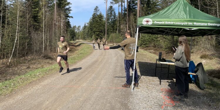 16.04.2026. Zagnańsk. XVI Mistrzostwa Polski Szkół w Umiejętnościach Leśnych / Fot. Daniel Lenart - Radio Kielce