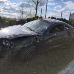 23.04.2026. Ruszcza-Kępa. Dachowanie auta / Źródło: policja