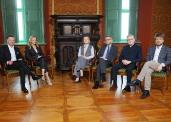 Dokąd zmierza współczesna kultura? - Radio Kielce 08.04.2026. Kielce. Debata „Quo Vadis Kulturo?” Radia Kielce i TVP3 Kielce / Fot. Wiktor Taszłow - Radio Kielce