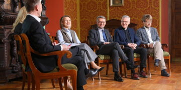 08.04.2026. Kielce. Debata „Quo Vadis Kulturo?” Radia Kielce i TVP3 Kielce / Fot. Wiktor Taszłow - Radio Kielce