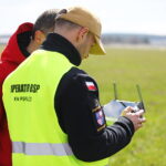 10.04.2026. Masłów. Pokaz wykorzystania dronów w działaniach służb / Fot. Wiktor Taszłow - Radio Kielce