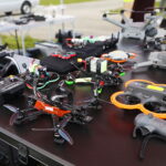 10.04.2026. Masłów. Pokaz wykorzystania dronów w działaniach służb / Fot. Wiktor Taszłow - Radio Kielce