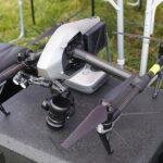 10.04.2026. Masłów. Pokaz wykorzystania dronów w działaniach służb / Fot. Wiktor Taszłow - Radio Kielce