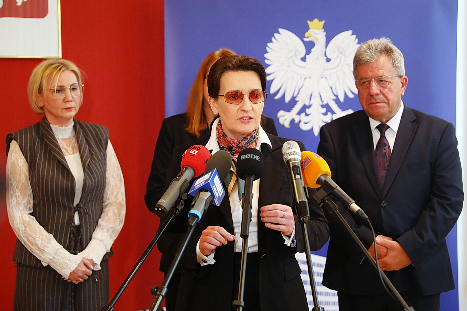 10.04.2026. Kielce. Briefing prasowy wojewody świętokrzyskiego Józefa Bryka / Fot. Wiktor Taszłow - Radio Kielce
