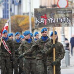 13.04.2026. Kielce. Marsz Katyński / Fot. Wiktor Taszłow - Radio Kielce