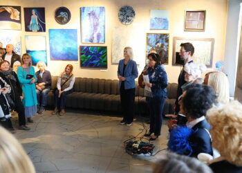 13.04.2026. Kielce. Galeria EVIVA L’ARTE. Wernisaż wystawy „Blue” / Fot. Wiktor Taszłow - Radio Kielce