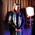 14.04.2026. Kielce. Państwowe Liceum Sztuk Plastycznych imienia Józefa Szermentowskiego w Kielcach. Aktorka Agata Kulesza odwiedziła kieleckie liceum / Fot. Wiktor Taszłow - Radio Kielce