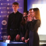 14.04.2026. Kielce. Państwowe Liceum Sztuk Plastycznych imienia Józefa Szermentowskiego w Kielcach. Aktorka Agata Kulesza odwiedziła kieleckie liceum / Fot. Wiktor Taszłow - Radio Kielce