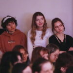 14.04.2026. Kielce. Państwowe Liceum Sztuk Plastycznych imienia Józefa Szermentowskiego w Kielcach. Aktorka Agata Kulesza odwiedziła kieleckie liceum / Fot. Wiktor Taszłow - Radio Kielce