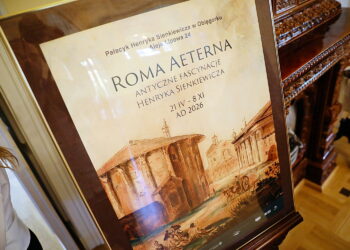 19.04.2026. Oblęgorek. Wernisaż wystawy "Roma Aeterna – antyczne fascynacje Henryka Sienkiewicza" / Fot. Wiktor Taszłow - Radio Kielce