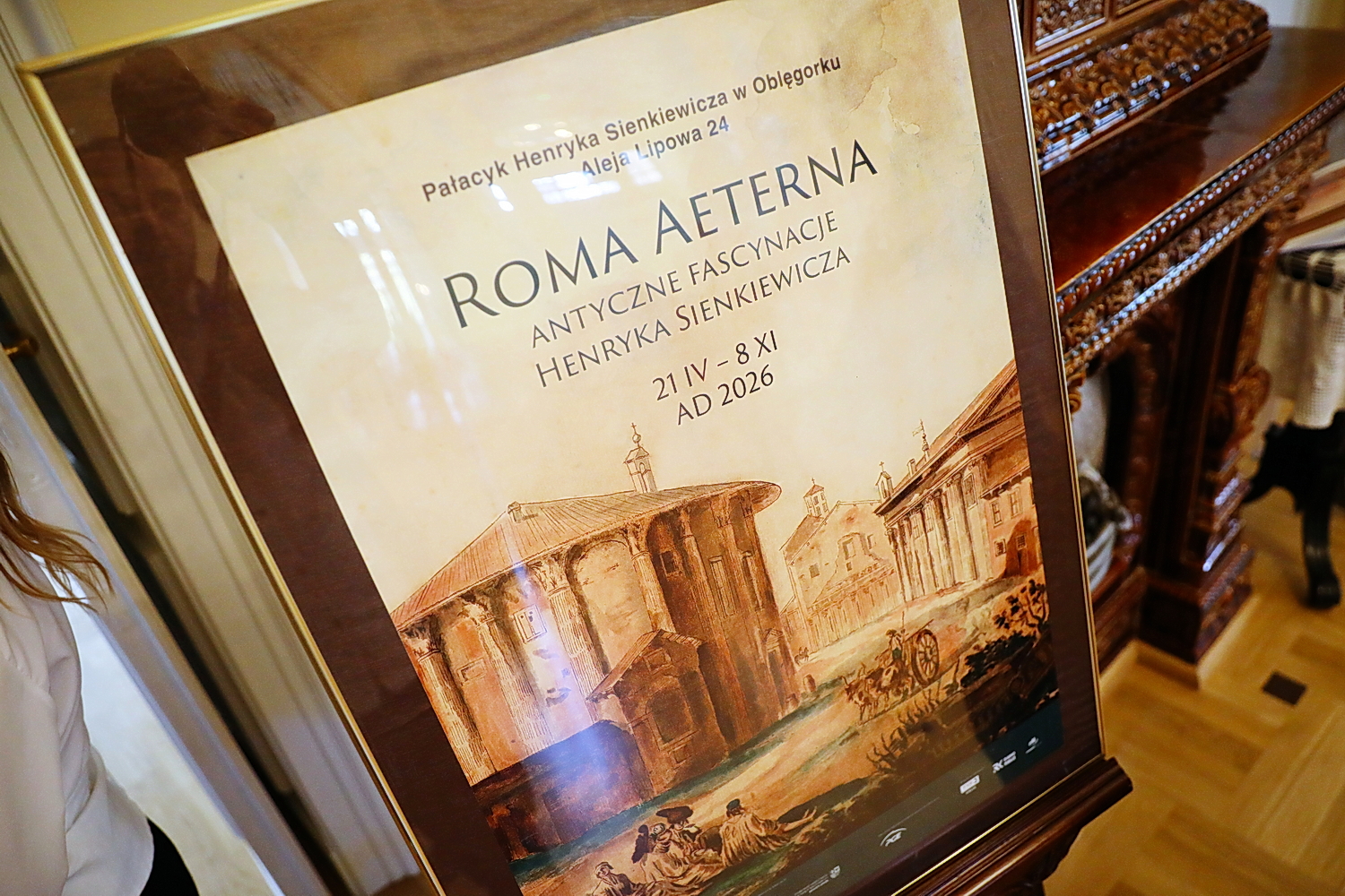 Oblęgorek. Wernisaż wystawy „Roma Aeterna – antyczne fascynacje Henryka Sienkiewicza”