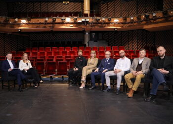 16.04.2026 Kielce. KCK. Debata „Quo Vadis Kulturo?” TVP3 Kielce i Radia Kielce / Fot. Wiktor Taszłow - Radio Kielce