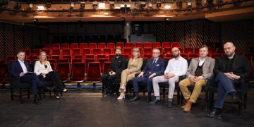 16.04.2026 Kielce. KCK. Debata „Quo Vadis Kulturo?” TVP3 Kielce i Radia Kielce / Fot. Wiktor Taszłow - Radio Kielce