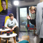 Gościem audycji „Dzień dobry to Ja! Rozmowy inne niż wszystkie w Radio Kielce” był Dawid Żłobiński / Fot. Wiktor Taszłow – Radio Kielce